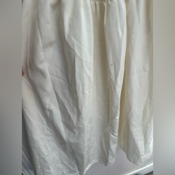 Vintage Sabrina Off White Lace Night Gown Lingerie Dress Sheer Size Large - Picture 4 of 12